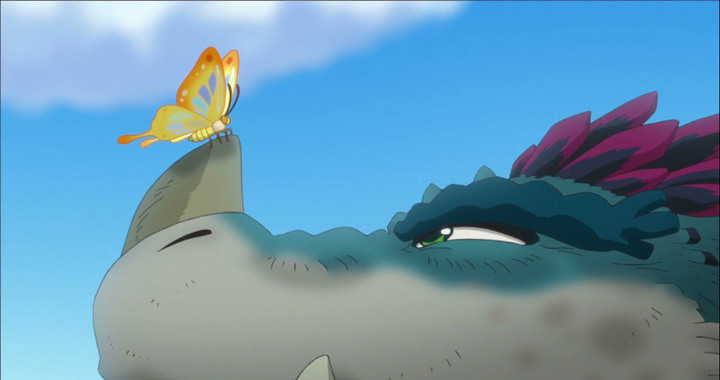 кадр из мультфильма Мой тиранозавр