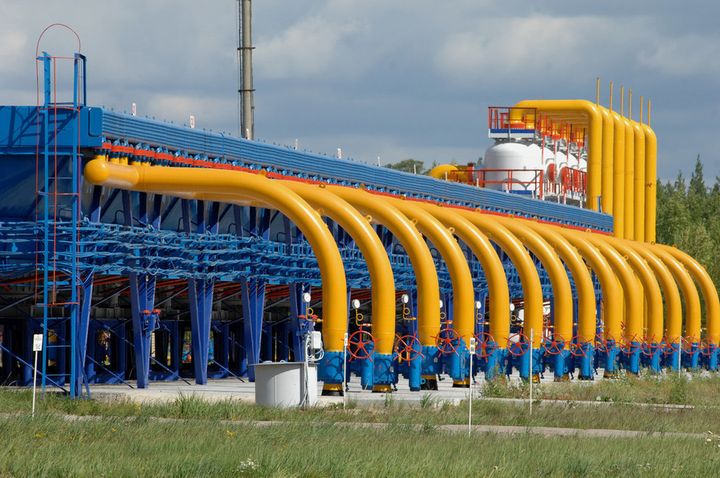 Трансфер газа через Украину