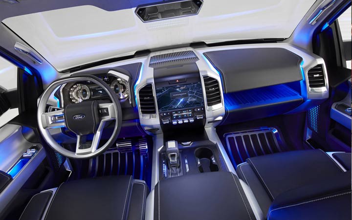 Интерьер Ford Bronco 2020 года