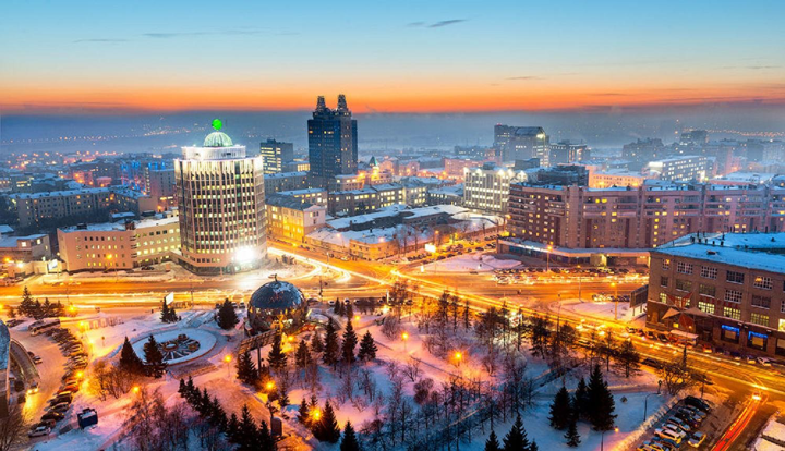 Новосибирск зимой