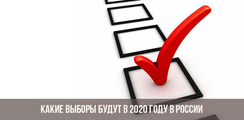 Какие выборы будут в 2020 году в России