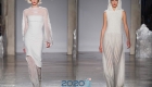 Модное белое платье сезона осень-зима 2019-2020