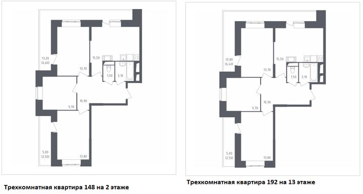 Планировка квартир в ЖК Люберцы 2020
