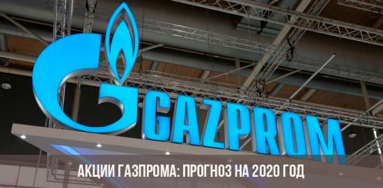 Акции Газпрома в 2020 году