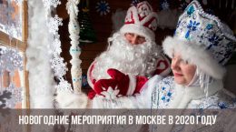 Новогодние мероприятия в Москве в 2020 году