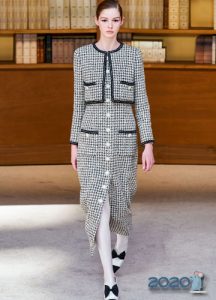 Твид коллекции Haute Couture Шанель осень-зима 2019-2020