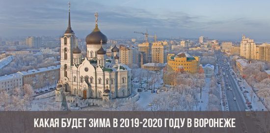Какая будет зима в 2019-2020 году в Воронеже