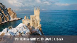 Какая будет зима в Крыму в 2019-2020 году