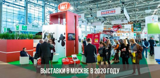 Выставки в Москве в 2020 году: расписание