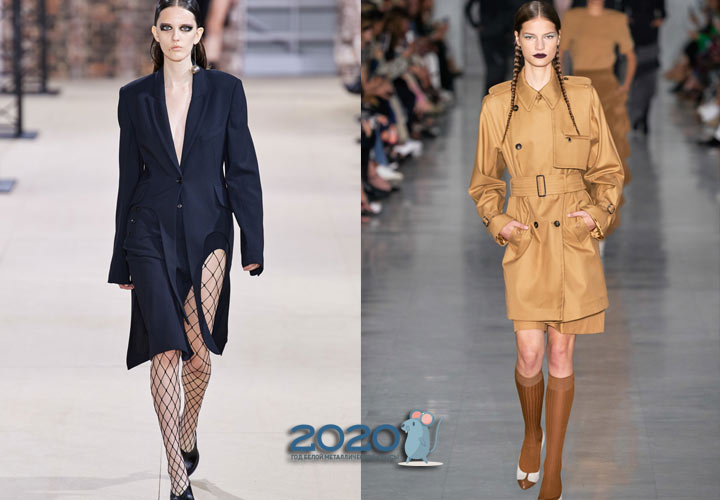 Модные асимметричные пальто весны 2020 года