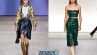 Модные кожаные юбки весна-лето 2020