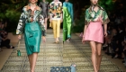 Модные кожаные юбки 	Dolce & Gabbana весна-лето 2020